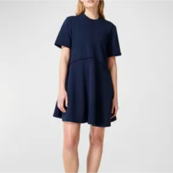 Sweaty Betty Navy Blue Revive Cotton Tshirt Women's Dress Size 4-6 - Picture 16 of 16